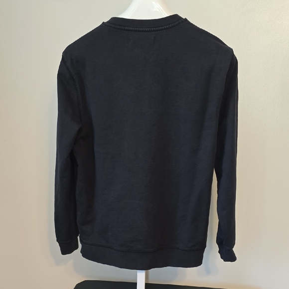 Everlane Uniform Black Crewneck Sweater 100% Cotton - Picture 5 of 9